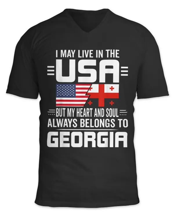 Unisex Jersey SS V-Neck T-Shirt