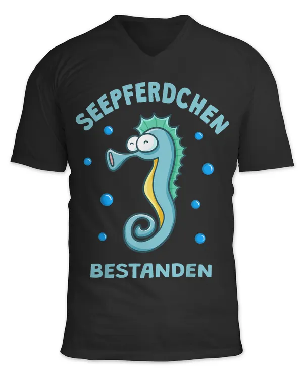 Seahorse Lover badge passed gift swimming badge
