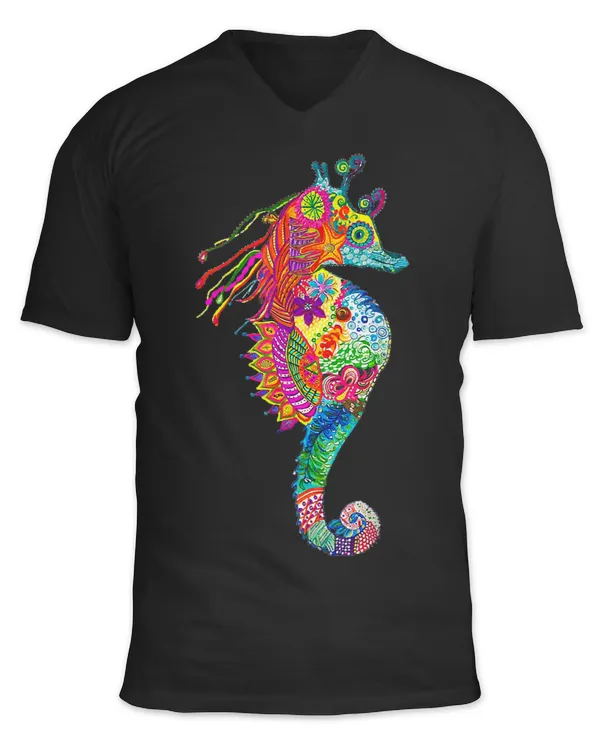 Seahorse Lover Beautiful Seahorse Colorful Ocean Classic Costume Matching