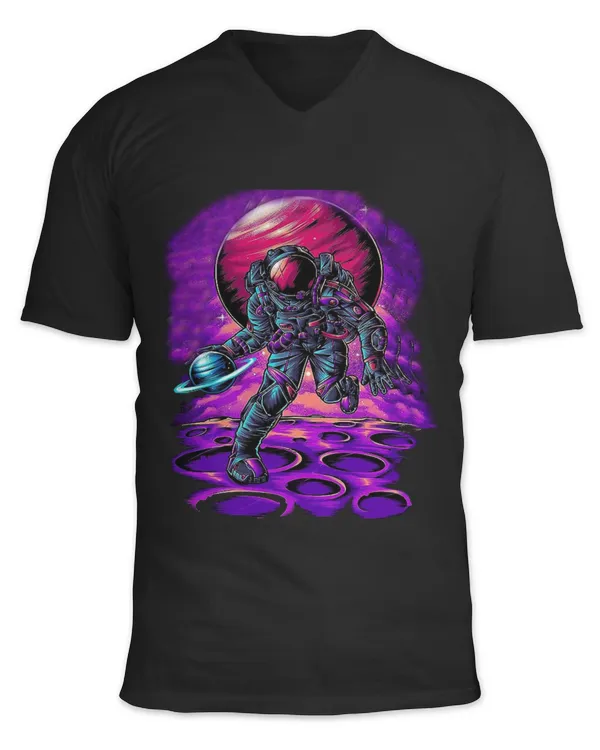 Unisex Jersey SS V-Neck T-Shirt