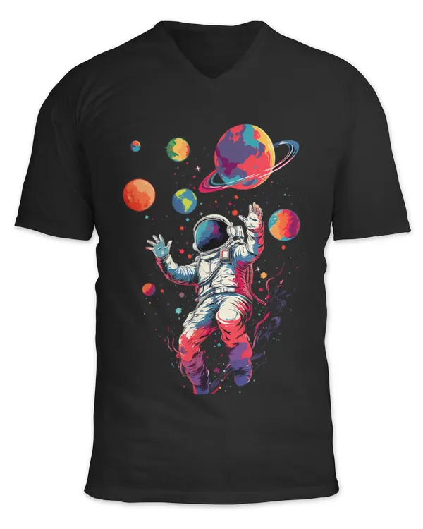 Unisex Jersey SS V-Neck T-Shirt