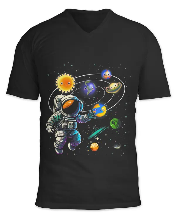 Unisex Jersey SS V-Neck T-Shirt
