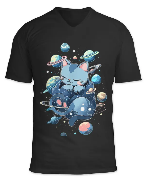 Unisex Jersey SS V-Neck T-Shirt