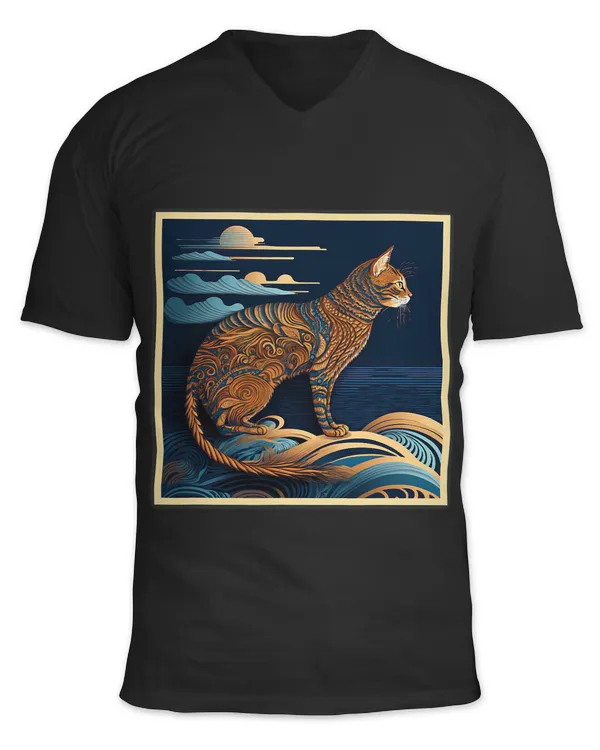 Unisex Jersey SS V-Neck T-Shirt