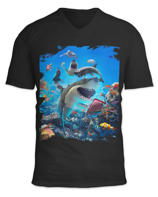 Unisex Jersey SS V-Neck T-Shirt
