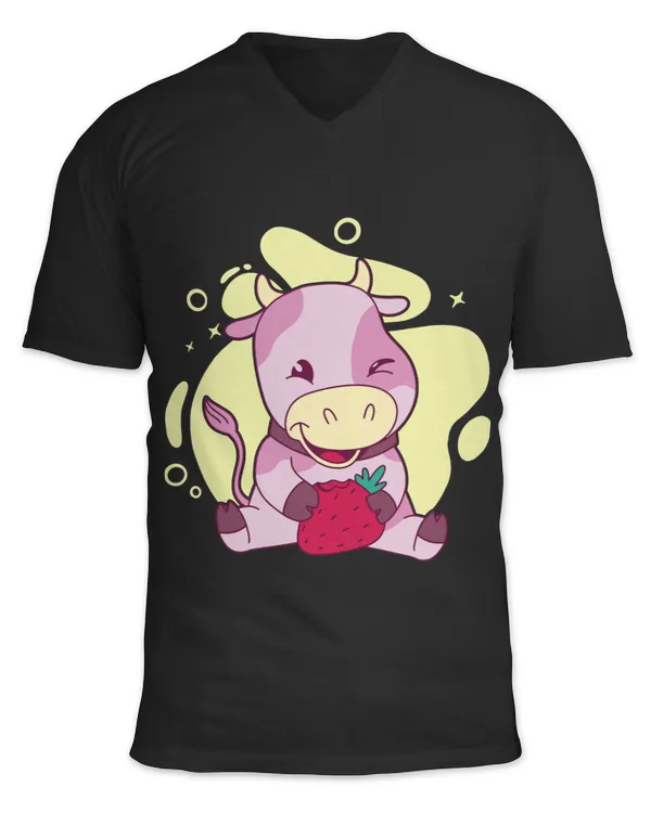 Unisex Jersey SS V-Neck T-Shirt