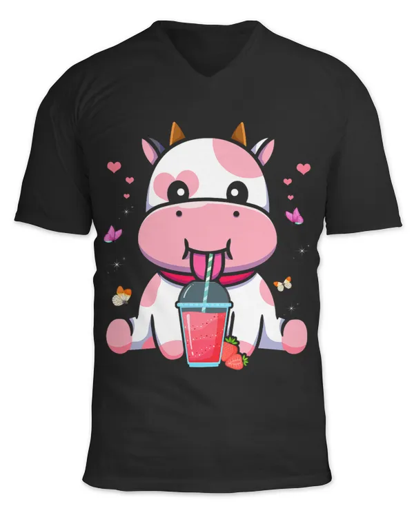 Unisex Jersey SS V-Neck T-Shirt