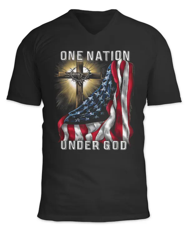 Unisex Jersey SS V-Neck T-Shirt