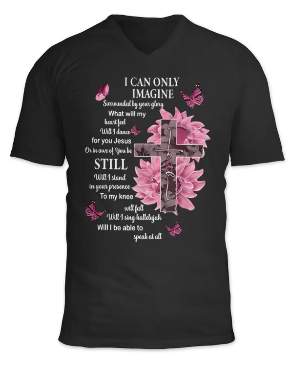 Unisex Jersey SS V-Neck T-Shirt