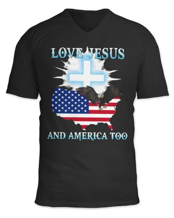 Unisex Jersey SS V-Neck T-Shirt