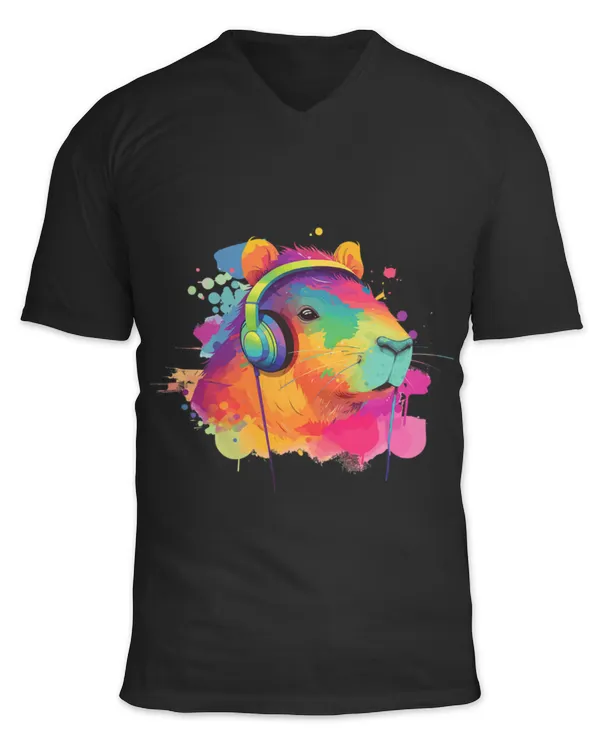 Unisex Jersey SS V-Neck T-Shirt