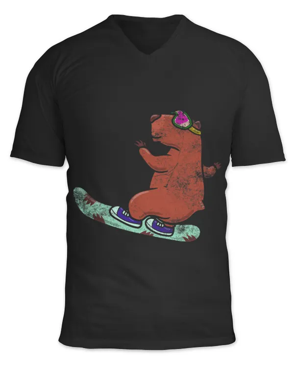Unisex Jersey SS V-Neck T-Shirt