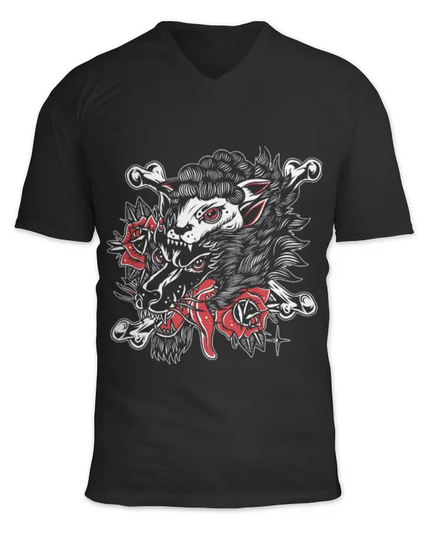 Unisex Jersey SS V-Neck T-Shirt