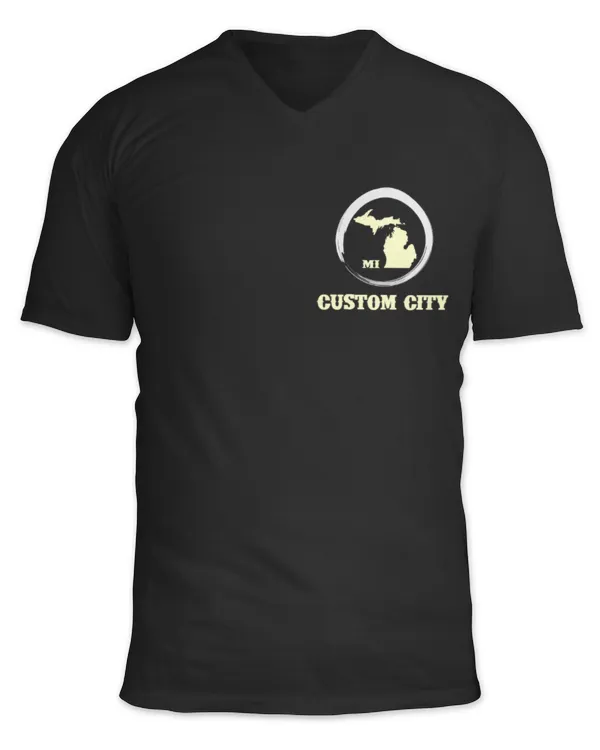 Unisex Jersey SS V-Neck T-Shirt