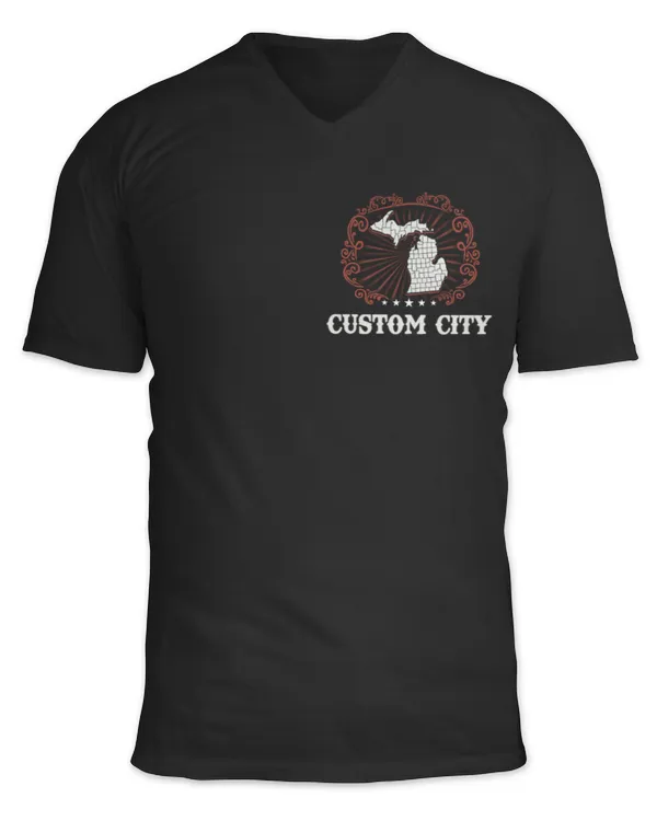 Unisex Jersey SS V-Neck T-Shirt