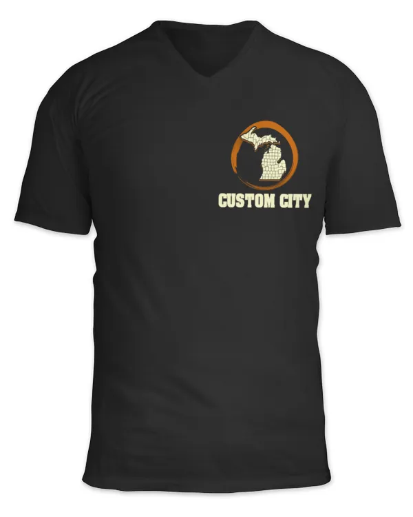 Unisex Jersey SS V-Neck T-Shirt