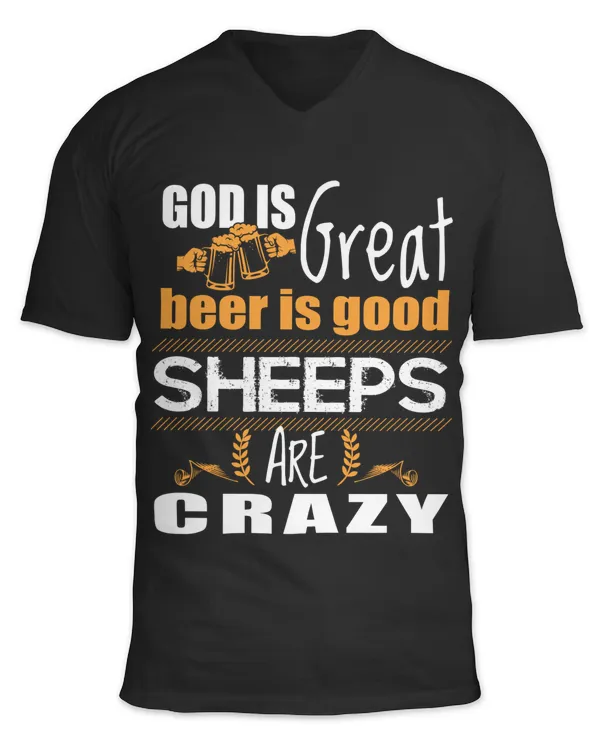 Unisex Jersey SS V-Neck T-Shirt