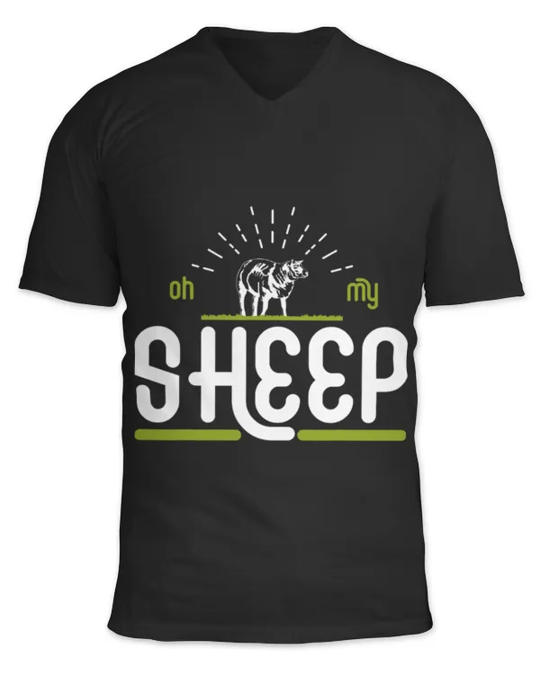 Unisex Jersey SS V-Neck T-Shirt