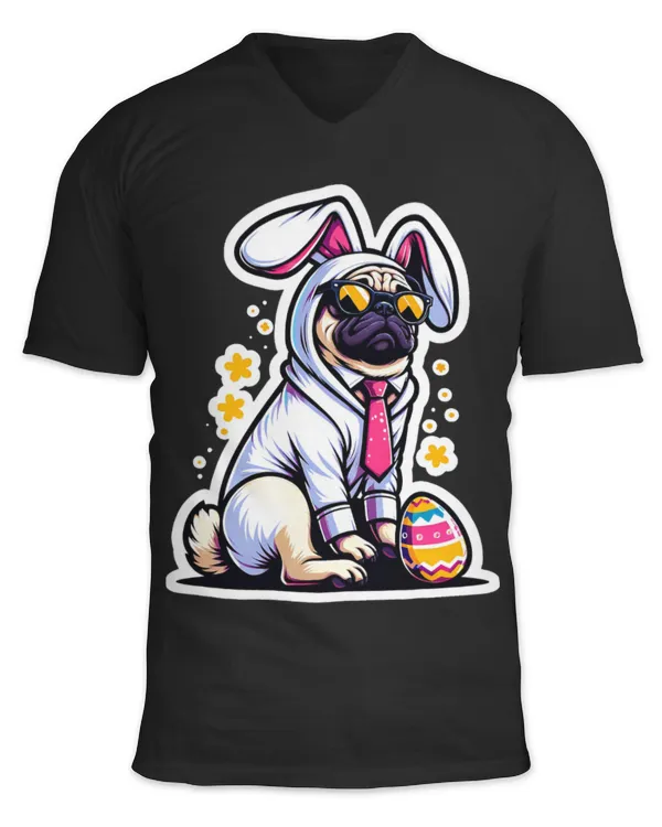 Unisex Jersey SS V-Neck T-Shirt