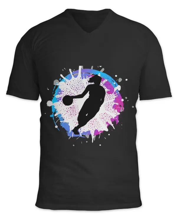 Unisex Jersey SS V-Neck T-Shirt