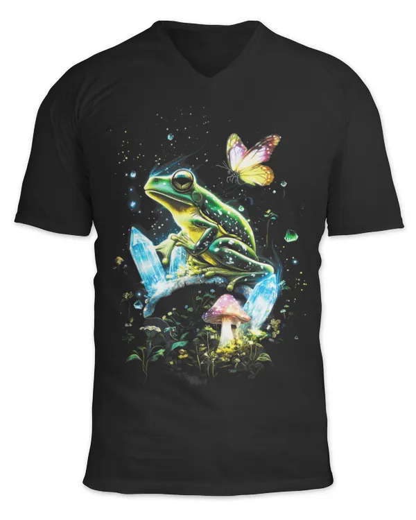 Unisex Jersey SS V-Neck T-Shirt