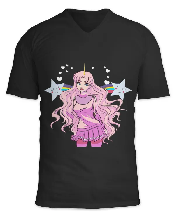 Unisex Jersey SS V-Neck T-Shirt