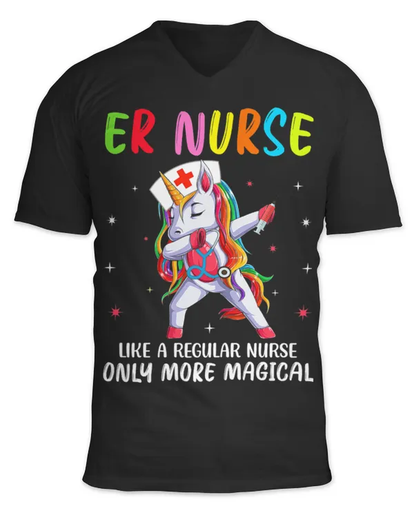 Unisex Jersey SS V-Neck T-Shirt