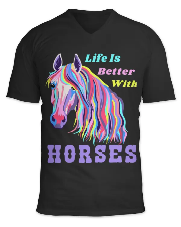 Unisex Jersey SS V-Neck T-Shirt