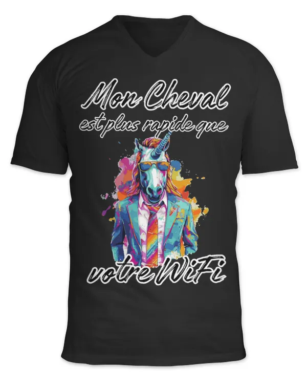 Unisex Jersey SS V-Neck T-Shirt