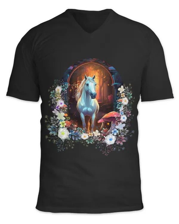 Unisex Jersey SS V-Neck T-Shirt