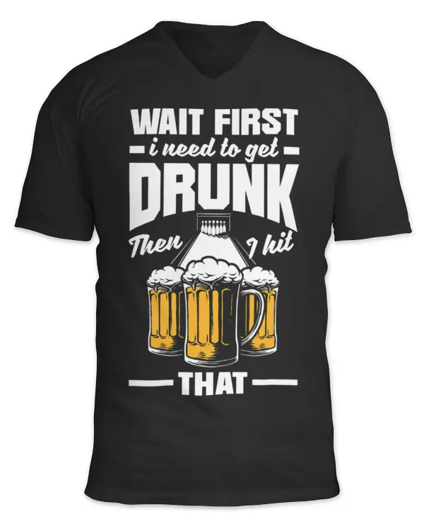Unisex Jersey SS V-Neck T-Shirt
