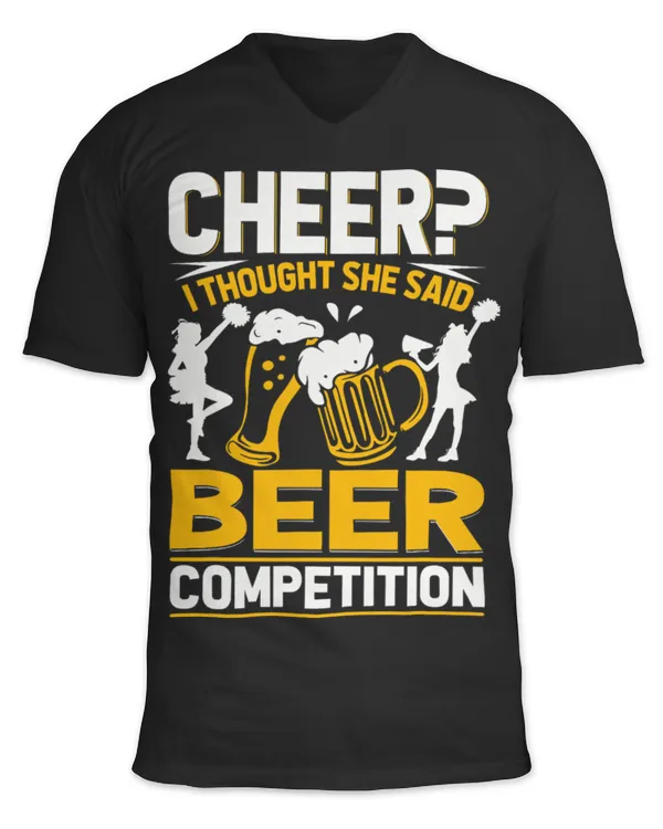 Unisex Jersey SS V-Neck T-Shirt