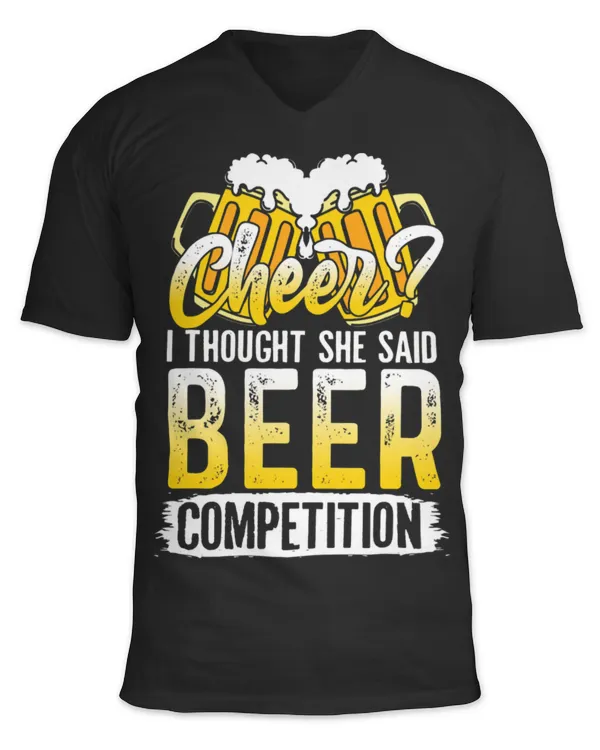 Unisex Jersey SS V-Neck T-Shirt
