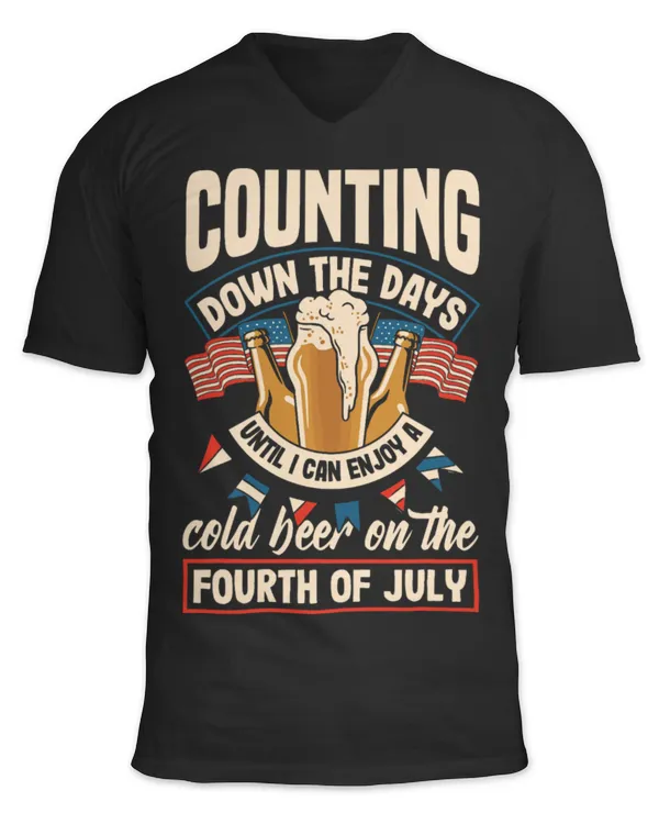 Unisex Jersey SS V-Neck T-Shirt
