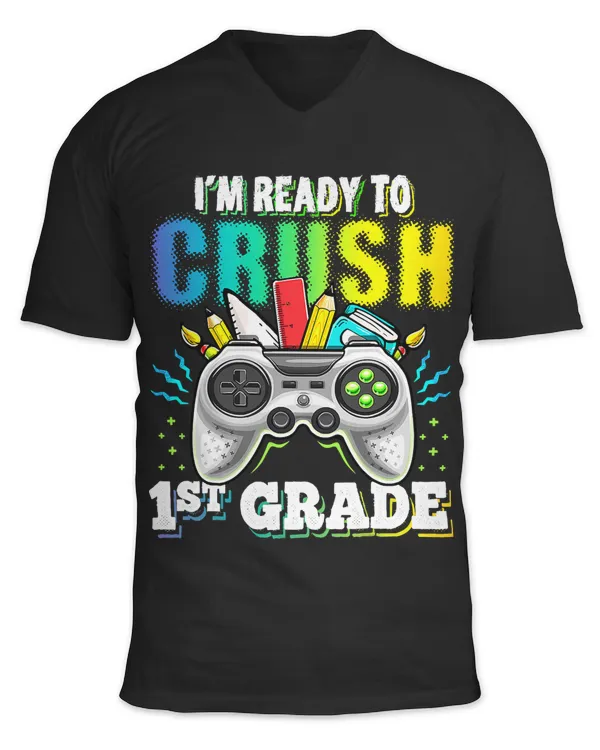Unisex Jersey SS V-Neck T-Shirt