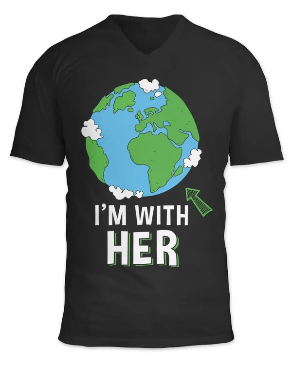 Unisex Jersey SS V-Neck T-Shirt