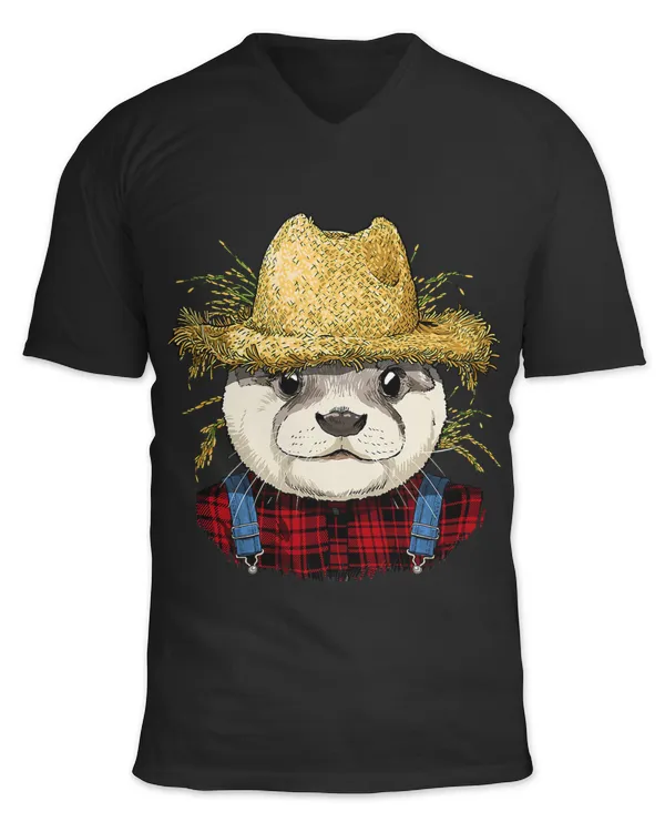 Unisex Jersey SS V-Neck T-Shirt