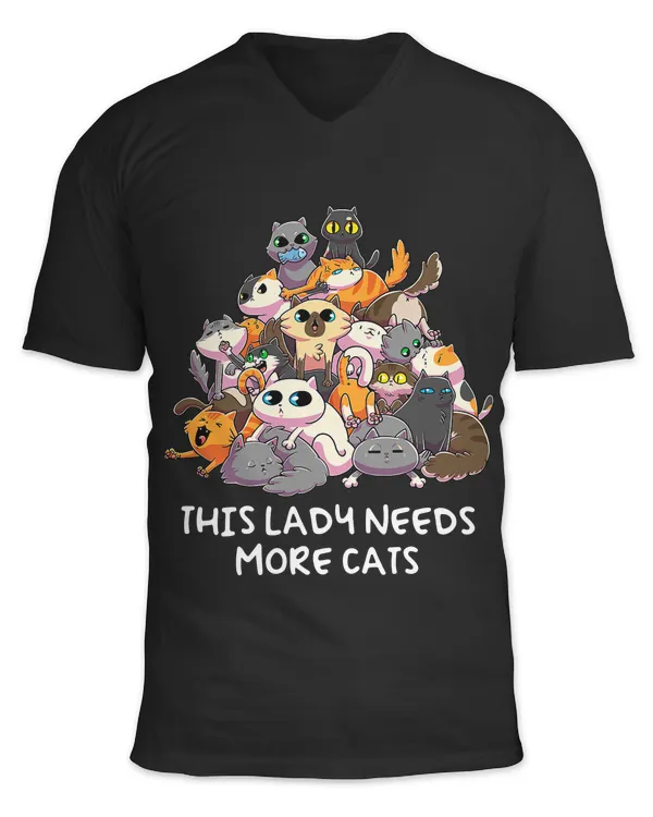 Unisex Jersey SS V-Neck T-Shirt