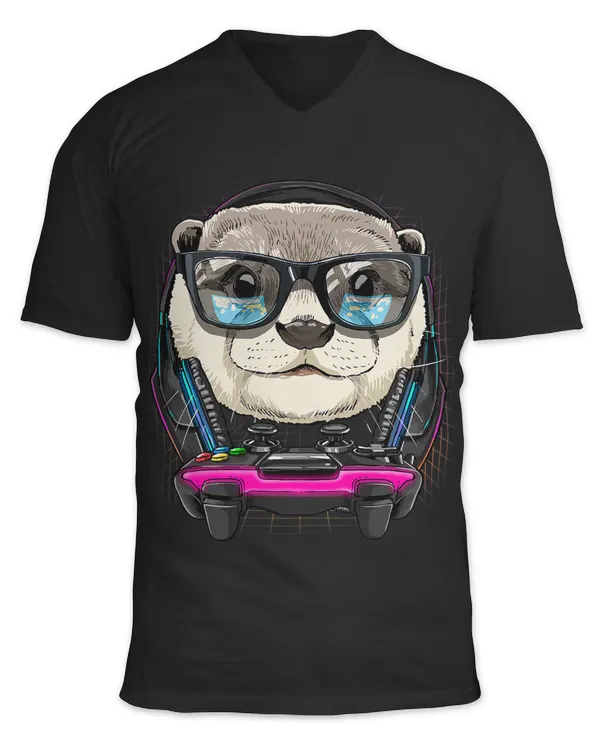 Unisex Jersey SS V-Neck T-Shirt