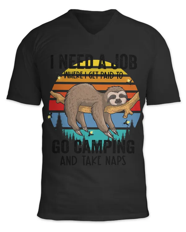 Unisex Jersey SS V-Neck T-Shirt