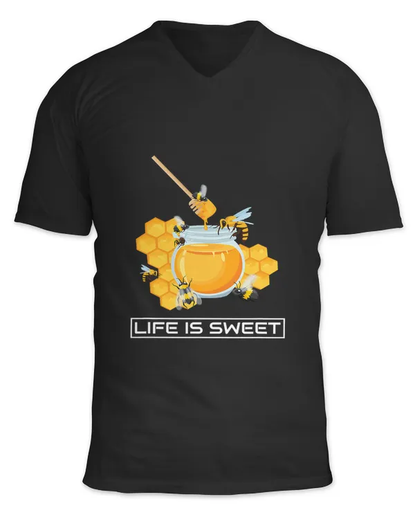 Unisex Jersey SS V-Neck T-Shirt