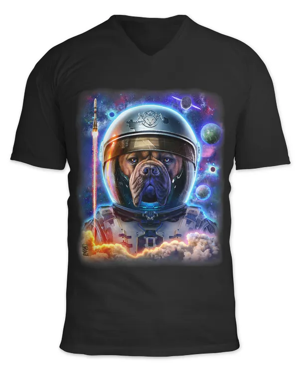 Astronaut Mastiff Dog on Space Shuttle to Explore Universe