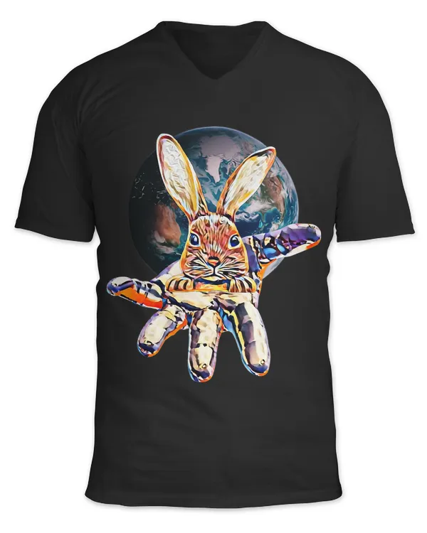 Unisex Jersey SS V-Neck T-Shirt