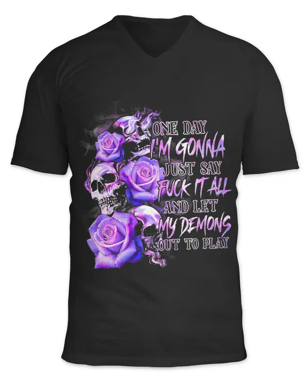 Unisex Jersey SS V-Neck T-Shirt