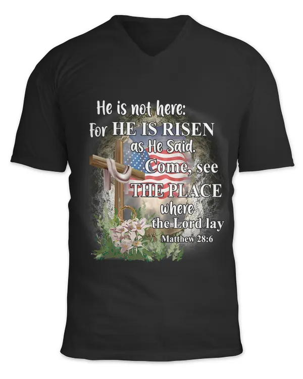 Unisex Jersey SS V-Neck T-Shirt