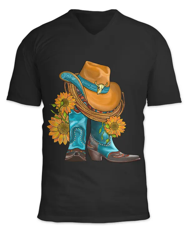 Unisex Jersey SS V-Neck T-Shirt