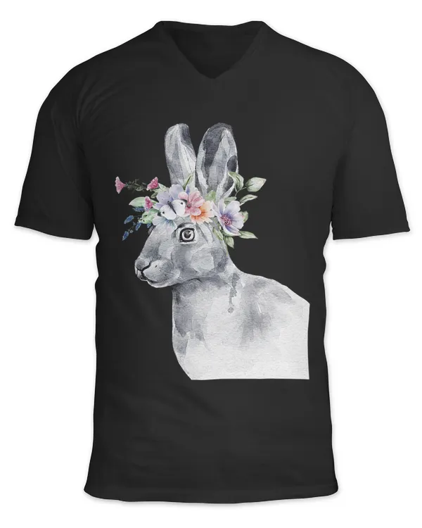 Unisex Jersey SS V-Neck T-Shirt