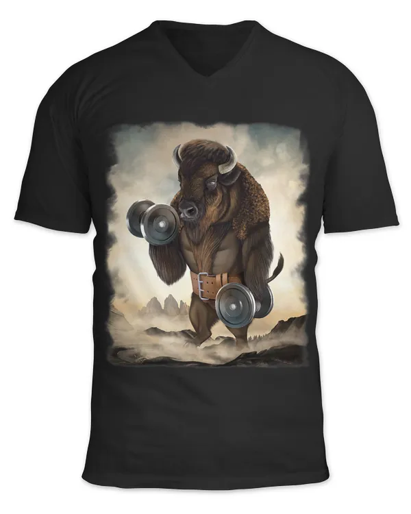 Unisex Jersey SS V-Neck T-Shirt
