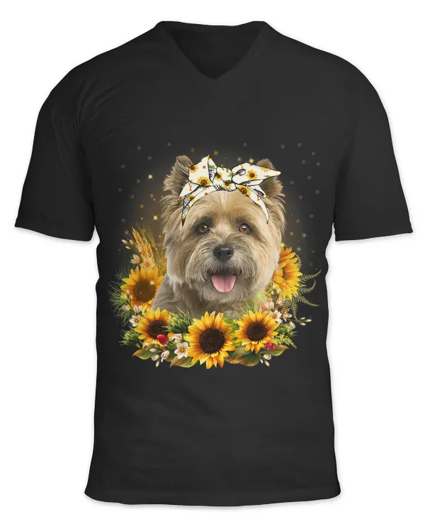 Sunflower Cairn Terrier Dog Mothers Day For Women