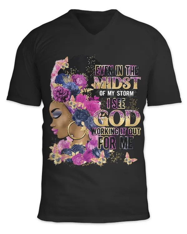 Unisex Jersey SS V-Neck T-Shirt